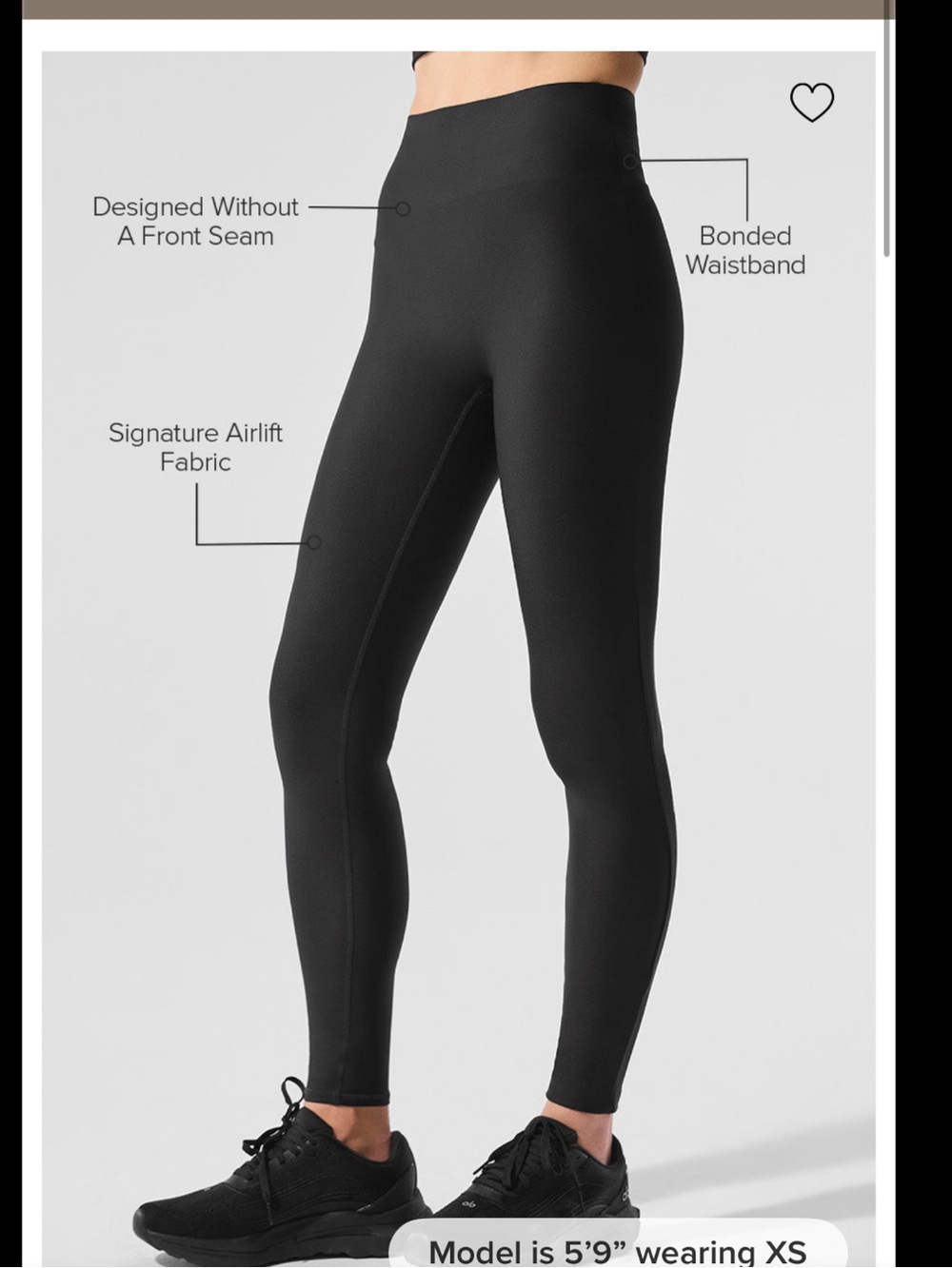 ALO Yoga Airlift High-Waist Sleek Legging - Black